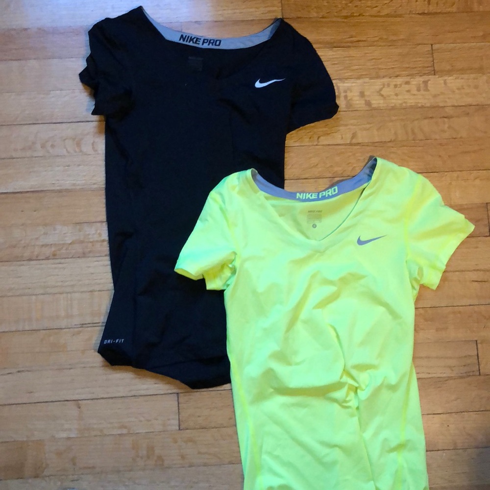 2 NWOT Nike Pro Dri-Fit TShirts